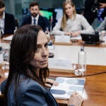 Sara Aagesen y Beatriz Corredor asisten a la reunión del Comité para el análisis de la crisis eléctrica en la sede de Red Eléctrica de España
