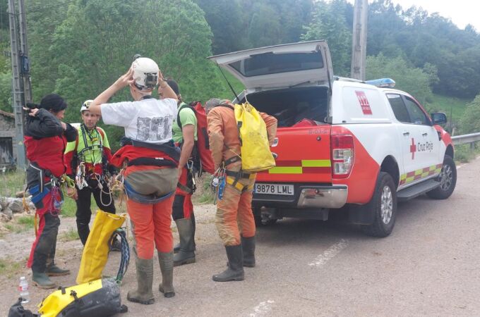 El operativo de rescate en Arredondo
