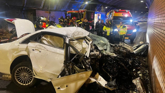Un hombre de 32 años muere en un accidente en el túnel de María de Molina, en Madrid
