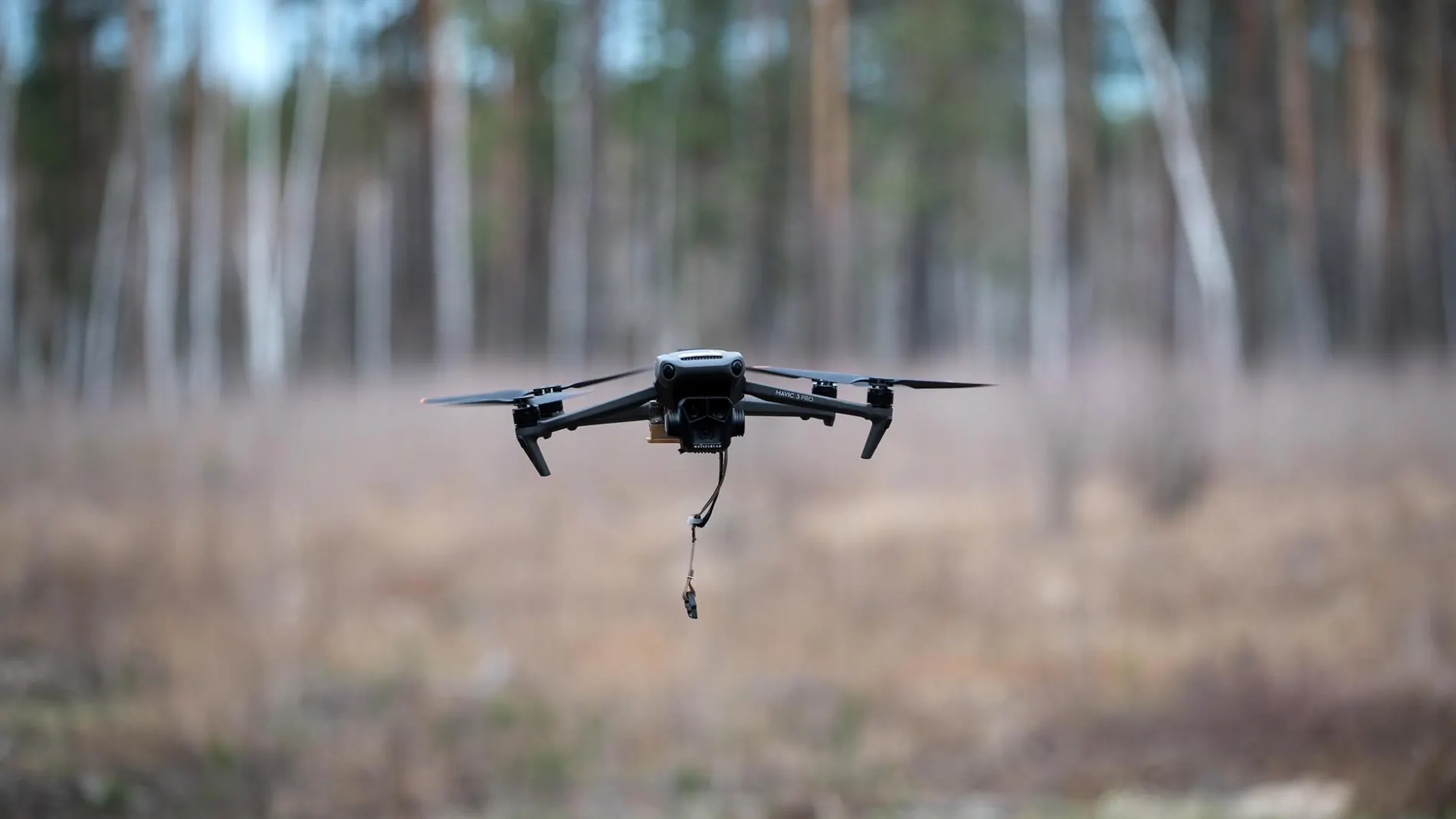 Imagen de archivo de un dron en la guerra de Ucrania