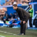 El Cholo, en la banda de Mendizorroza