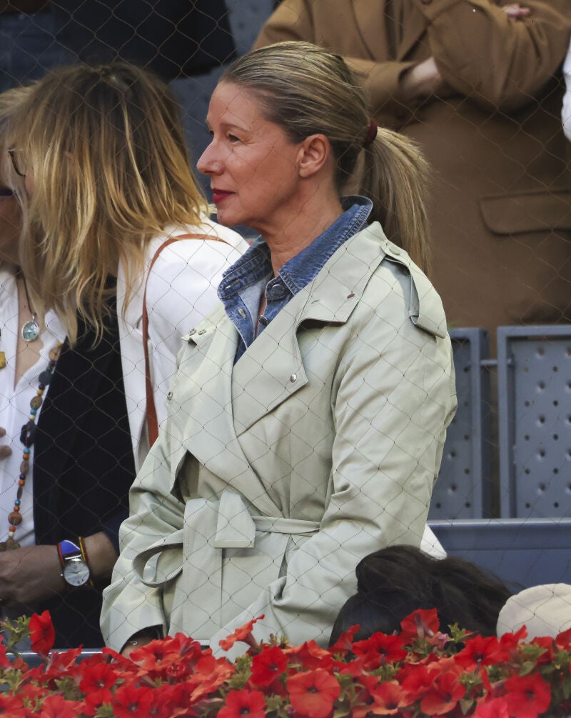 Anne Igartiburu en el Mutua Madrid Open.