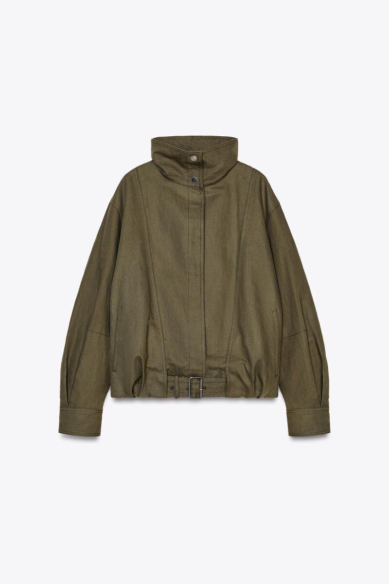 Cazadora bomber hebilla zw collection.