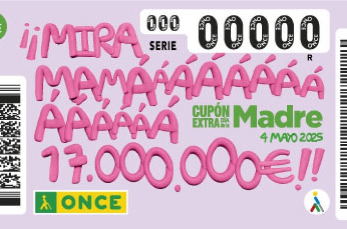 Cupón extra ONCE Día de la Madre 2025