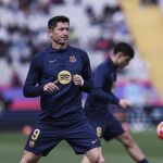 Fútbol/Champions.- Lewandowski se reincorpora a los entrenamientos del Barça y apunta a Milán