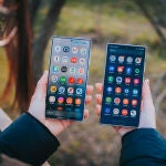 Dos smartphones de Samsung