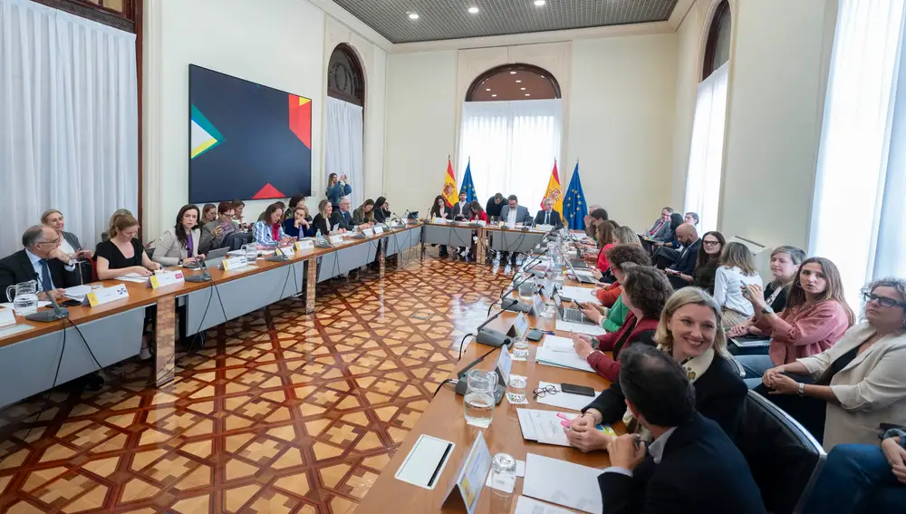 Sira Rego preside la reunión del Pleno de la Conferencia Sectorial de Infancia y Adolescencia