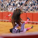 Cogida de Javier Ambel