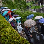 El tiempo en Madrid se presenta lluvioso en los próximos días con fuertes lluvias y tormentas, con una alta pr