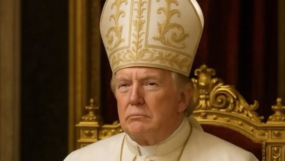 EEUU.- Donald Trump "debe una disculpa" por su imagen disfrazado de Papa, según un obispo estadounidense