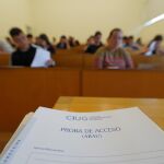 Imagen de archivo de las pruebas de accecso a la universidad en Galicia. 