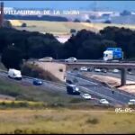 Muere el conductor de una furgoneta al salirse de la vía en la A-42 en Villaluenga y chocar contra quitamiedos