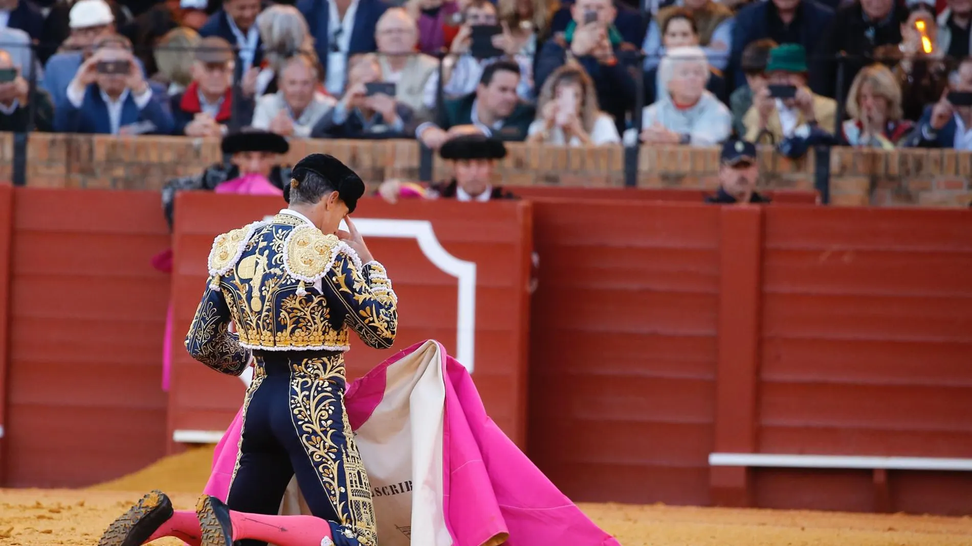 Escribano, a portagayola esta semana en Sevilla con la corrida de Victorino Martín