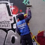 El rodillo contra el grafiti y el vandalismo en Madrid