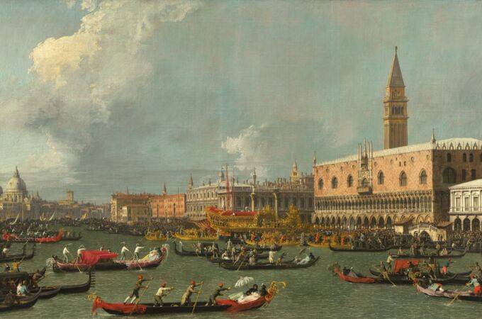 "El regreso del Bucintoro en el día de la Ascensión", de Canaletto