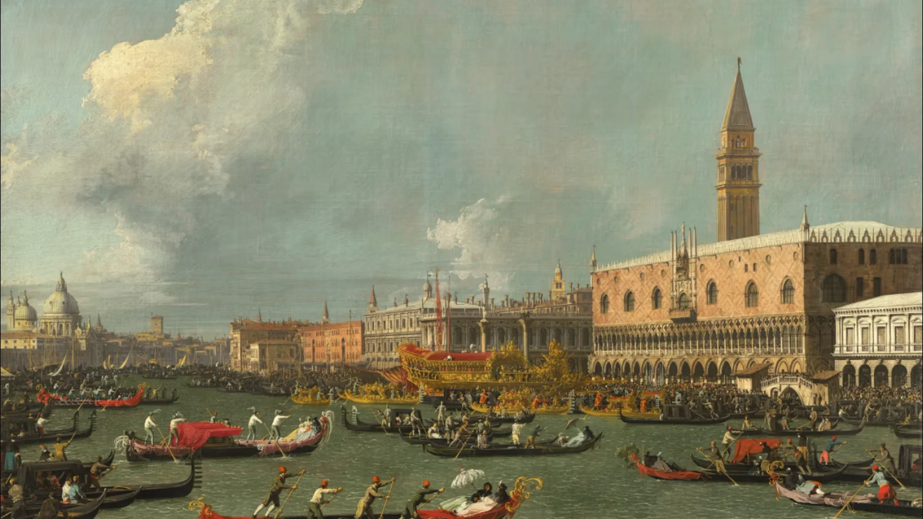 "El regreso del Bucintoro en el día de la Ascensión", de Canaletto