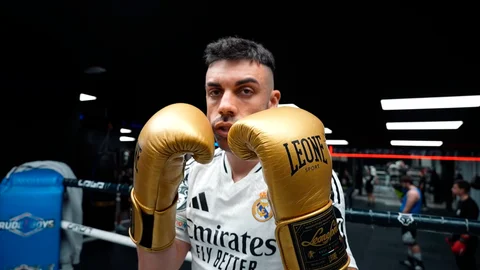 DjMaRiiO, tras su primer entrenamiento de boxeo junto a TheGrefg, habla de participar en La Velada: "Sí me veo"
