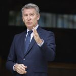 MADRID.-Feijóo critica que la incidencia en el AVE Madrid-Sevilla muestra, junto al apagón, "imágenes impropias" de España
