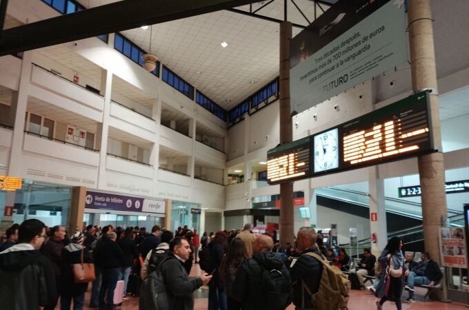 Estación de tren de Ciudad Real en la mañana del robo de cable
