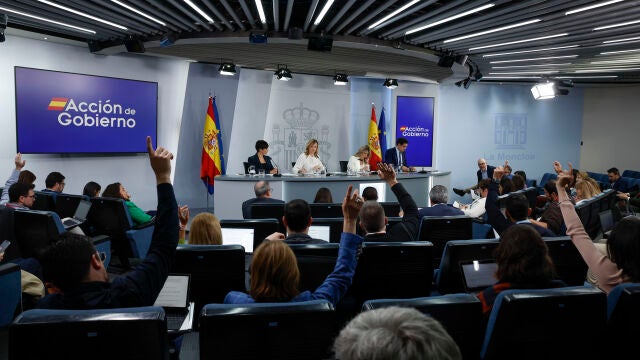 Rueda de prensa posterior al Consejo de Ministros