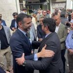 El consejero de Agricultura, Pesca, Agua y Desarrollo Rural, Ramón Fernández-Pacheco, participa con los máximos dirigentes de los gobiernos autonómicos de Murcia y Valencia