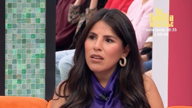 Isa Pantoja en "La familia de la tele"