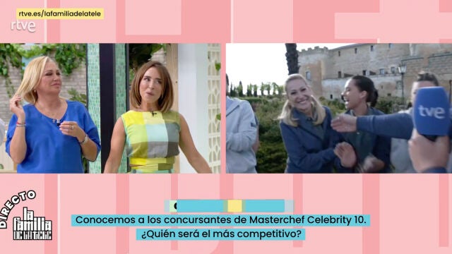Captura de Rosa Benito en 'La familia de la tele'