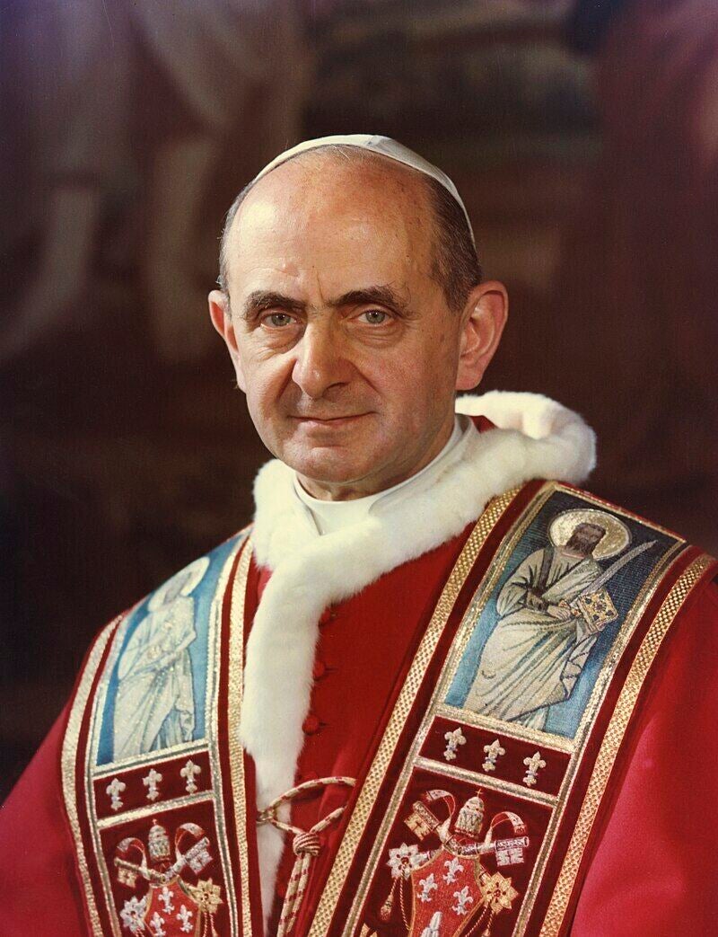 Retrato fotográfico de Pablo VI, 1969
