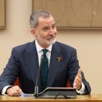 El Rey reivindica "el imperio de la ley como única alternativa al imperio de la fuerza"