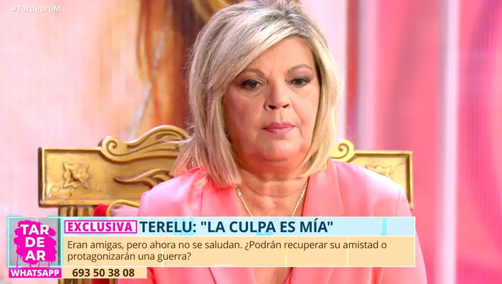 Captura de Terelu Campos en 'TardeAR'