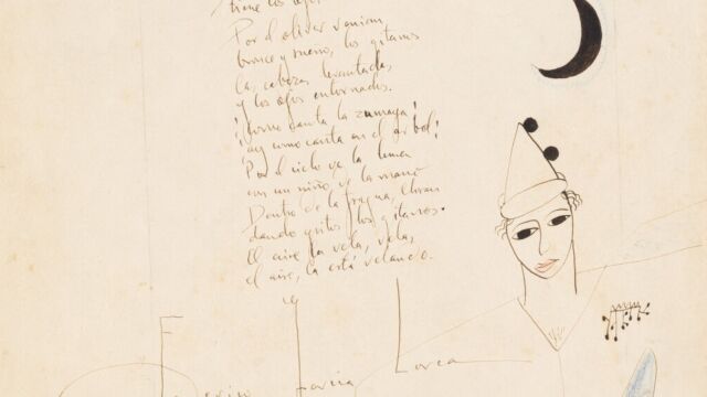 El manuscrito del "Romance de la luna luna" de Lorca