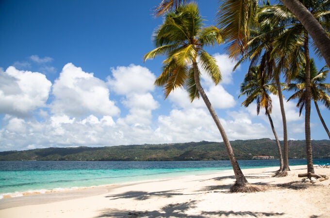 Playa paradisíaca en Cayo Levantado