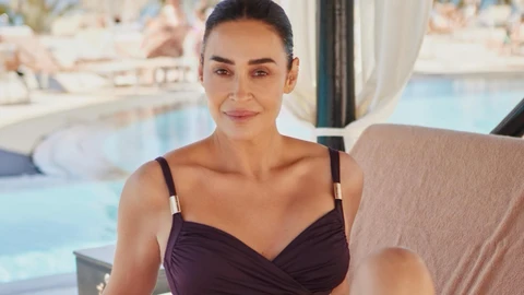 Vicky Martín Berrocal con bikini de Calzedonia.
