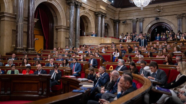 Sesión de control en el Parlament al presidente de la Generalitat 