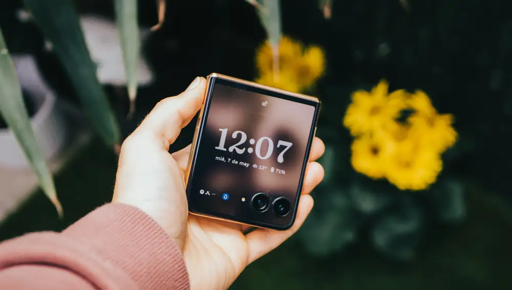 La pantalla de bloqueo exterior