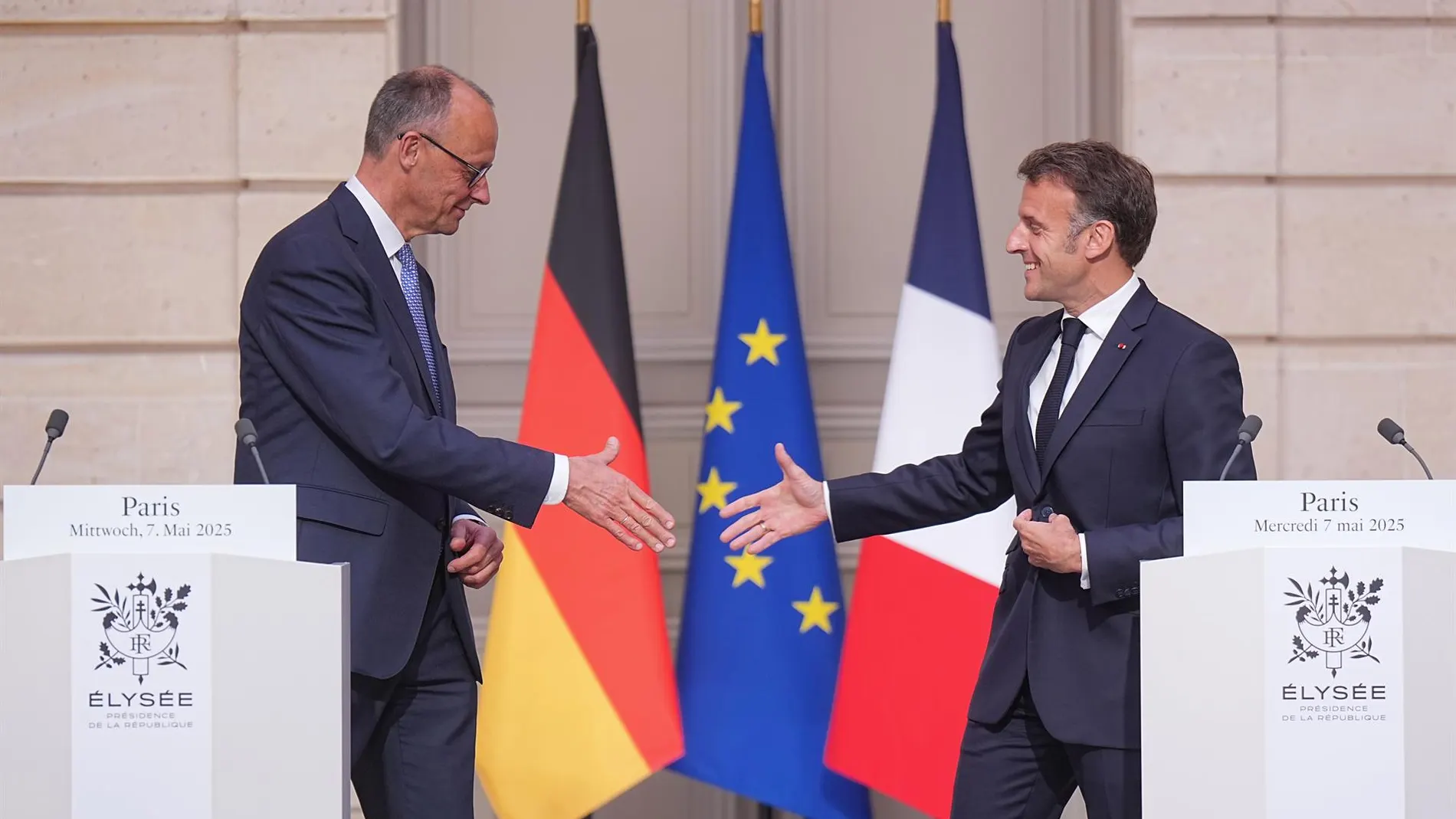 Macron y Merz estrechan lazos con un nuevo consejo franco-alemán de seguridad y defensa