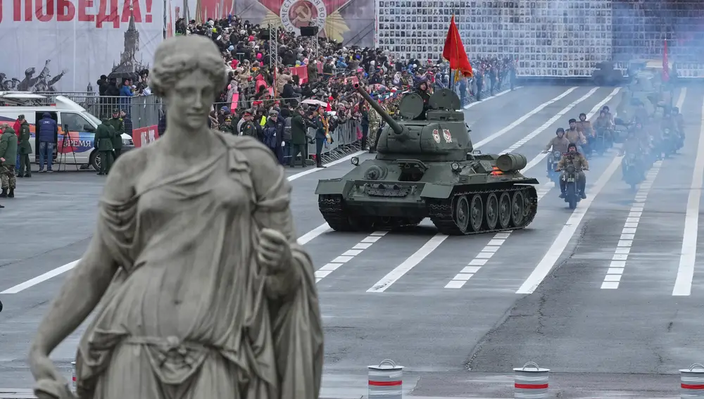 Russia Victory Day Parade Rehearsal