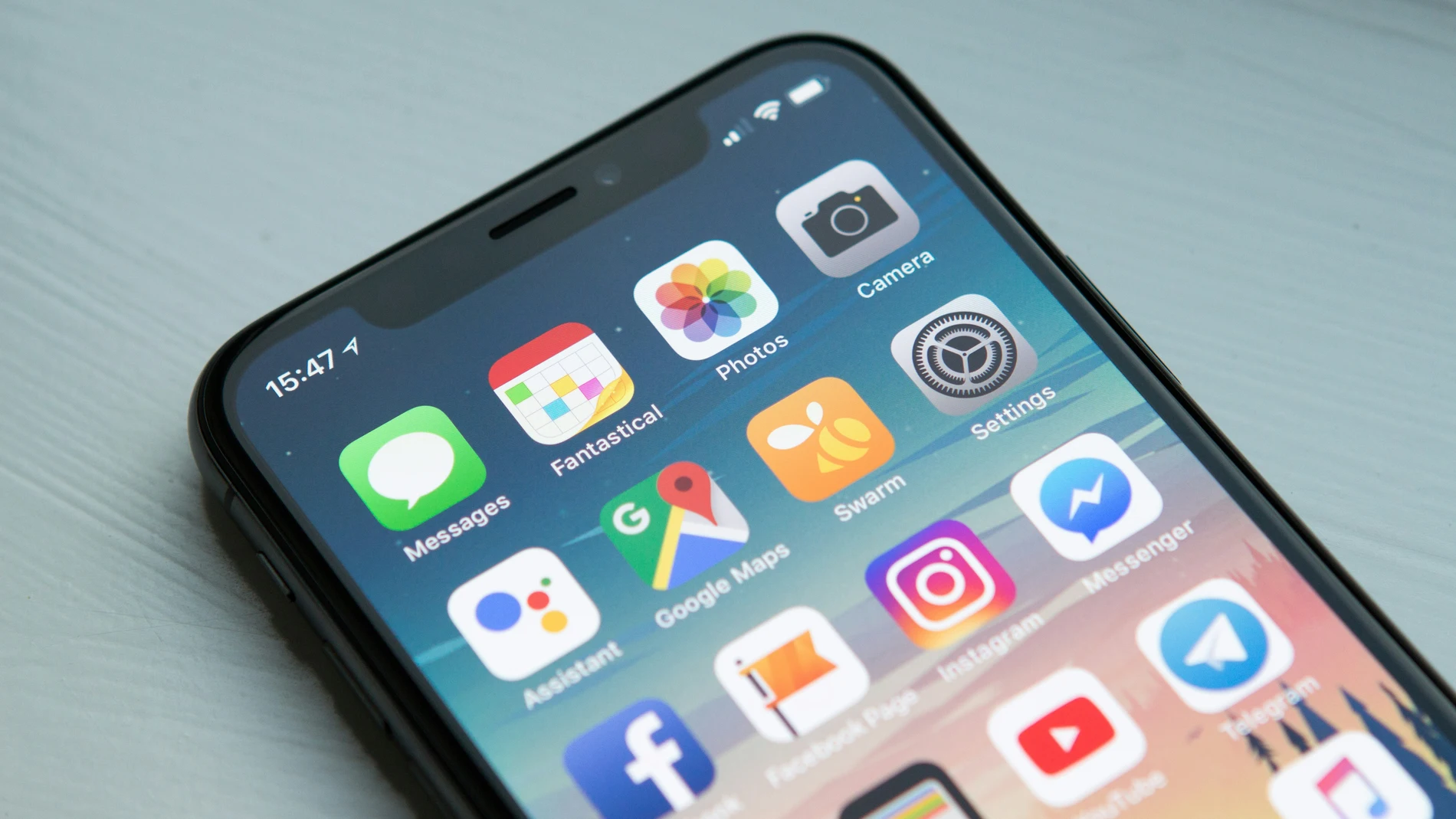 Aplicaciones en un iPhone