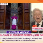 Antonio Pelayo lanza su apuesta sobre el cónclave: "Saldrá mañana por la tarde o el viernes"