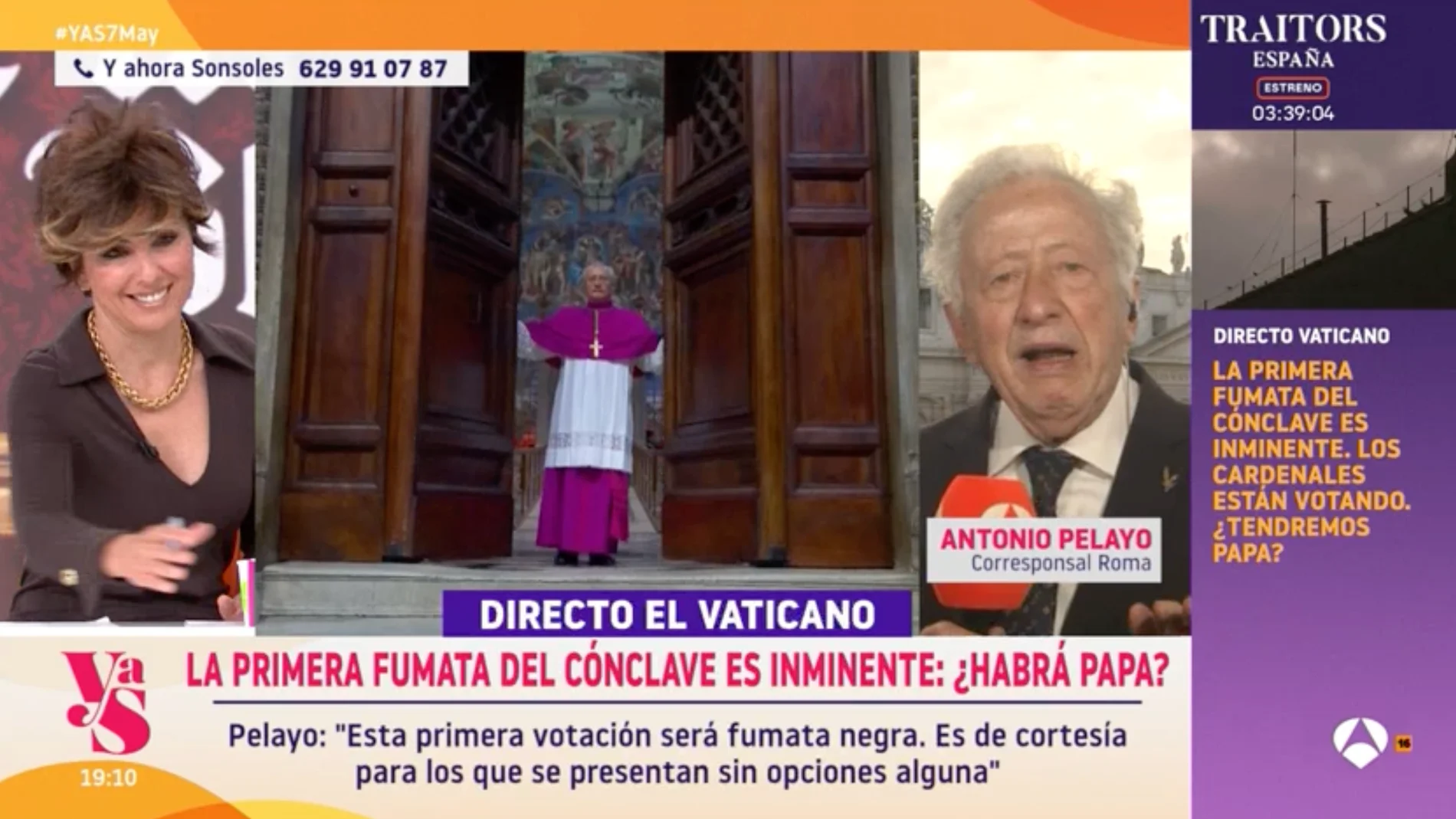 Captura de Antonio Pelayo en 'Y ahora Sonsoles'
