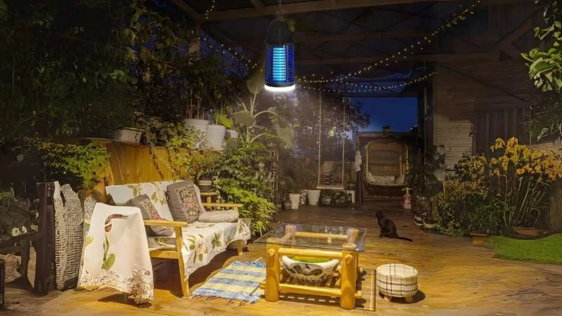 lámpara antimosquitos eléctrica