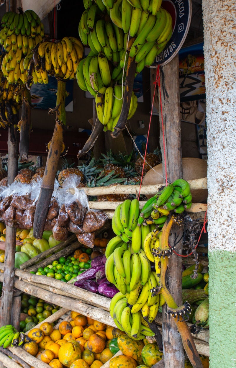 Puesto de frutas en Samaná
