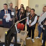 El Comité Ejecutivo de CSIF de Castilla y León, con su presidente a la cabeza Benjamín Castro, presentan la iniciativa en las Cortes regionales
