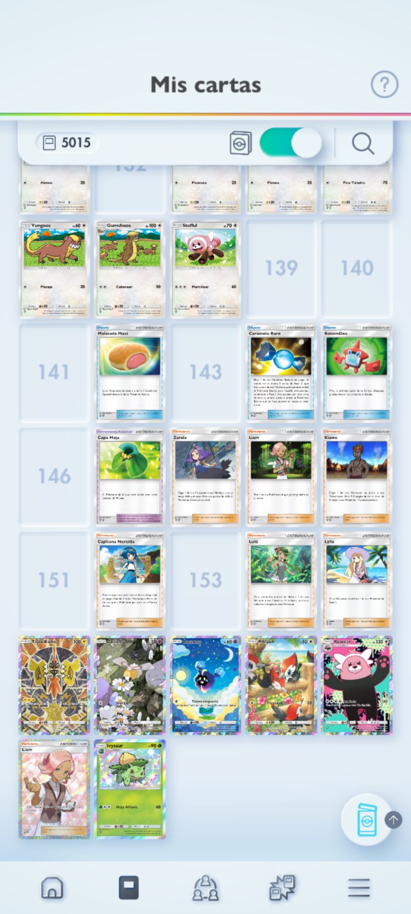 Cartas de la nueva colección de Pokémon TCG Pocket