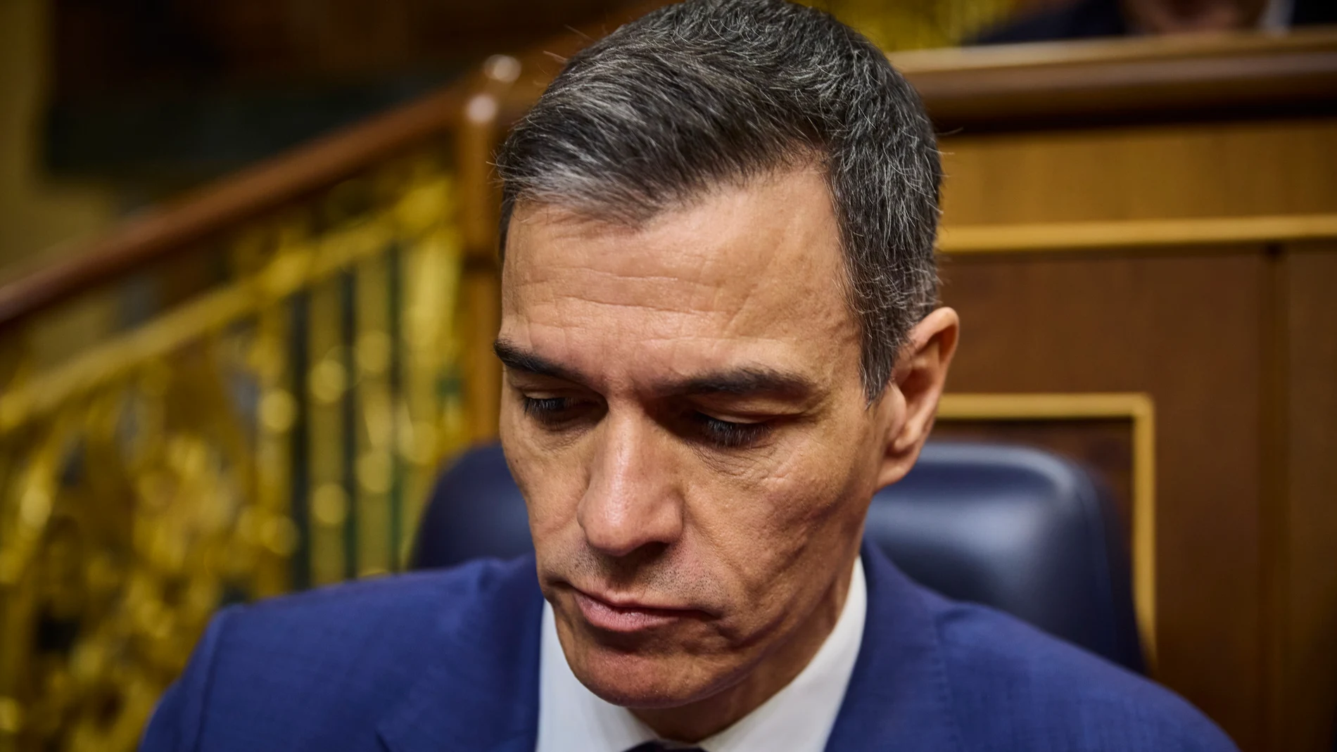 Comparecencia del presidente del Gobierno, Pedro Sánchez para informar sobre las medidas que el Ejecutivo va a adoptar para responder a las nuevas necesidades de seguridad y defensa de la Unión Europea y para informar de la acción del Gobierno ante la crisis energética que tuvo lugar el día 28 de abril Asisten al pleno Alberto Nuñez Feijoo, María Jesús Montero, José Manuel Albares, Félix Bolaños, Fernando Grande-Marlaska, Carlos Cuerpo, Sara Aagesen Muñoz y Óscar Puente Santiago.© Alberto R....