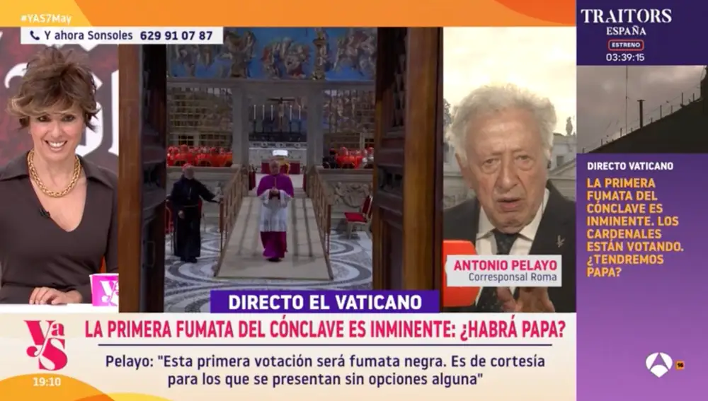 Captura de Antonio Pelayo en 'Y ahora Sonsoles'