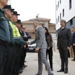 El ministro de Interior, Fernando Grande-Marlaska, visita la Comandancia de Soria, junto al alcalde Carlos Martínez