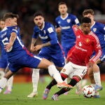 Diallo, rodeado de jugadores del Athletic Club