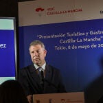 Emiliano García-Page en Tokio, en la presentación de Castilla-La Mancha como destino turístico y gastronómico