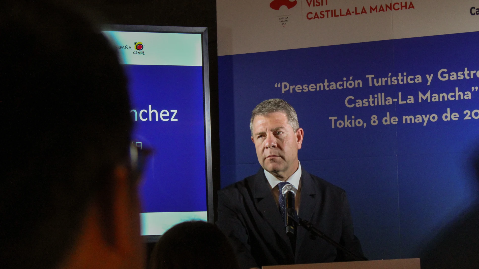 Emiliano García-Page en Tokio, en la presentación de Castilla-La Mancha como destino turístico y gastronómico